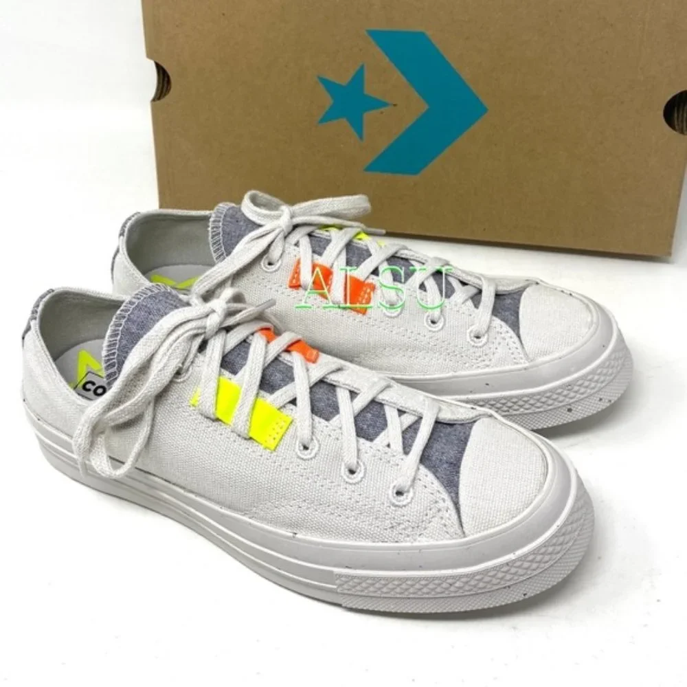 Converse Chuck 70 Canvas Pale Putty Gray Casual Womens Size Sneakers 168618C